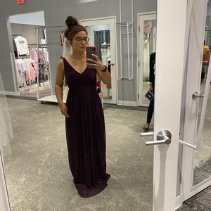 Black bridesmaid dress